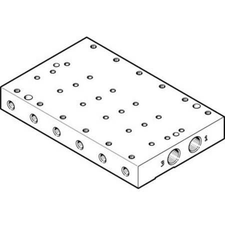 FESTO Manifold Rail VABM-P7-18MB-G18-M5-6 VABM-P7-18MB-G18-M5-6